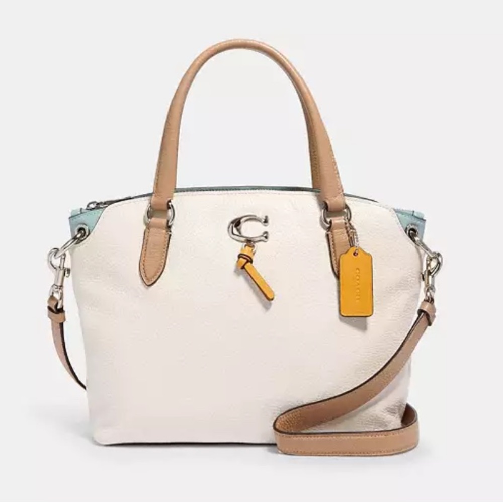 Coach Remi Satchel In Colorblock in EUC